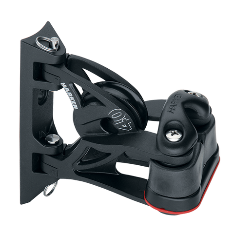 [HK-2157] HARKEN  40 mm Pivoting Lead Block — Carbo-Cam® cleat