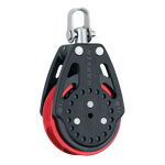 [HK-2625.RED] HARKEN  57 mm Ratchamatic® Block — Swivel, Red Sheave