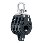 [HK-2641] HARKEN  40 mm Triple Block — Swivel, Becket 