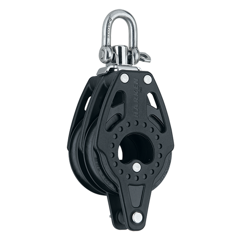 [HK-2663] HARKEN  75 mm Double Block — Swivel, Becket 