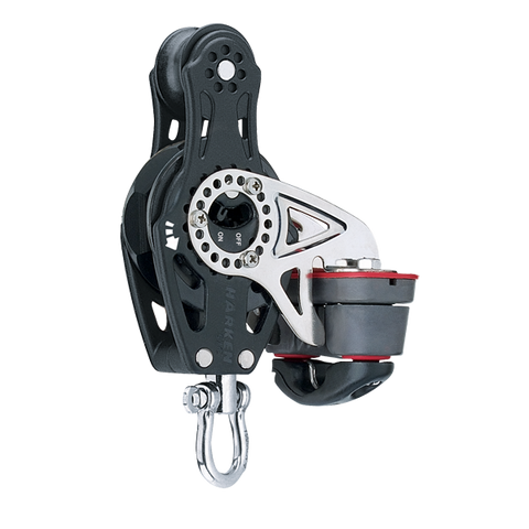 [HK-2675] HARKEN  57 mm Fiddle Ratchet Block — Swivel, Cam Cleat