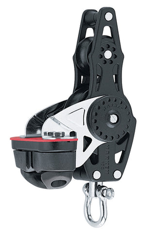 [HK-2693] HARKEN  75 mm Fiddle Block — Swivel, Becket, Cam Cleat