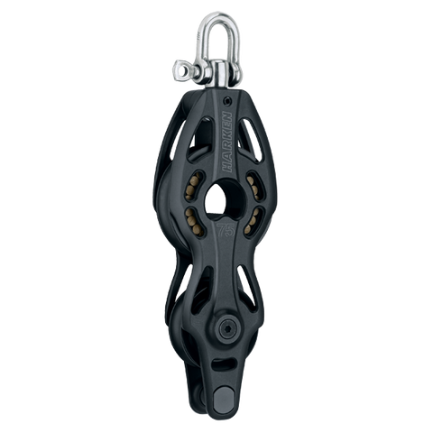 [HK-3242] HARKEN  75 mm Spriddle Block — Swivel, Becket