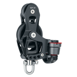 [HK-6235] HARKEN  45 mm Aluminum Element Fiddle Block — Swivel, Cam Cleat