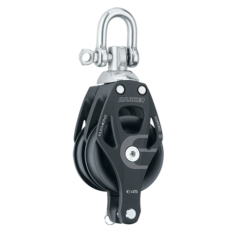 [HK-6239] HARKEN  45 mm Aluminum Element Double Block — Swivel, Becket