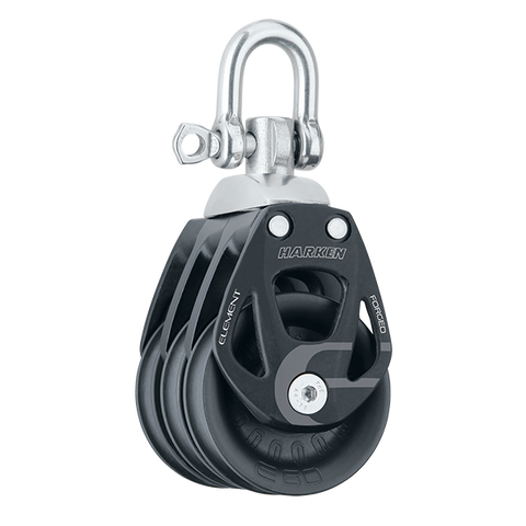 [HK-6272] HARKEN  60 mm Aluminum Element Triple Block — Swivel